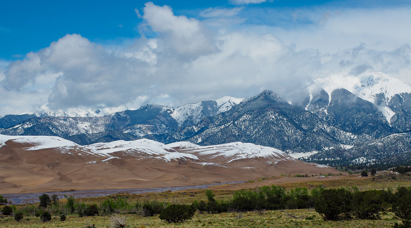 Spring Snow at the Great Sand Dunes