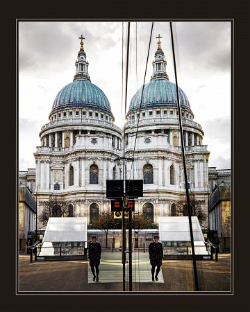 Reflecting at St. Paul's