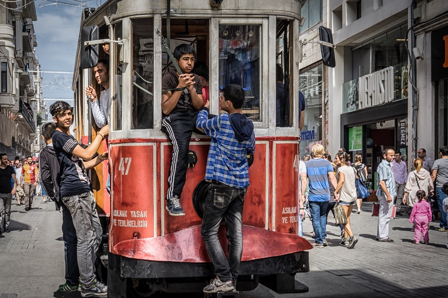 Riding the Istanbul Trolley